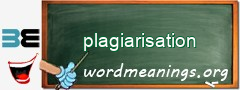 WordMeaning blackboard for plagiarisation